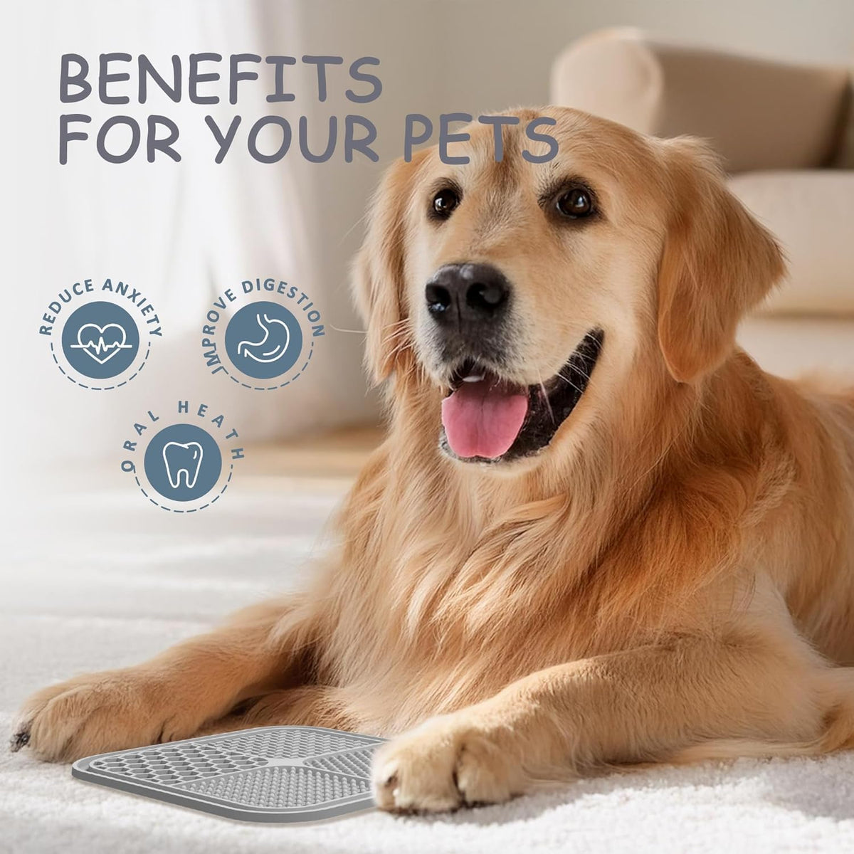 2 Pack Lick Mat for Dogs, Cats & Puppies with Suction Cups